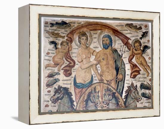 Triumph of Neptune and Amphitrite, Roman mosaic, early 4th century-Unknown-Framed Premier Image Canvas