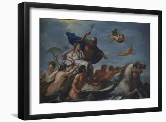 Triumph of Neptune and Amphitrite-Paolo de Matteis-Framed Giclee Print