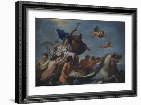 Triumph of Neptune and Amphitrite-Paolo de Matteis-Framed Giclee Print