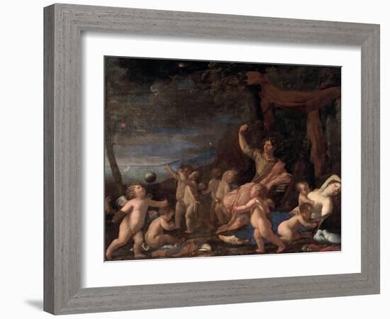 Triumph of Ovid-Nicolas Poussin-Framed Giclee Print