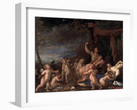 Triumph of Ovid-Nicolas Poussin-Framed Giclee Print