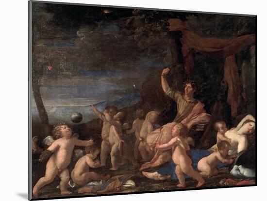 Triumph of Ovid-Nicolas Poussin-Mounted Giclee Print