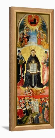 Triumph of Saint Thomas-Benozzo Gozzoli-Framed Premier Image Canvas