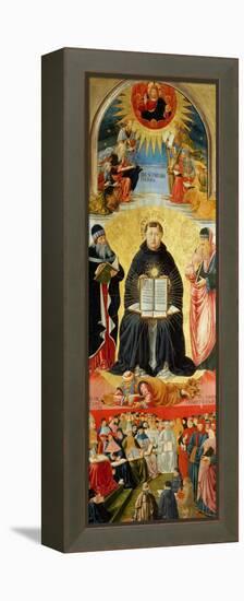 Triumph of Saint Thomas-Benozzo Gozzoli-Framed Premier Image Canvas