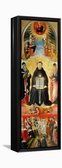 Triumph of Saint Thomas-Benozzo Gozzoli-Framed Premier Image Canvas