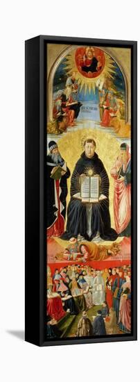 Triumph of Saint Thomas-Benozzo Gozzoli-Framed Premier Image Canvas