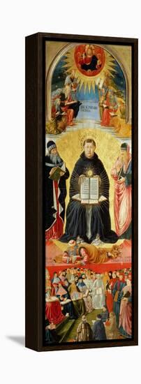 Triumph of Saint Thomas-Benozzo Gozzoli-Framed Premier Image Canvas