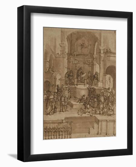 Triumph of St Thomas Aquinas-Filippino Lippi-Framed Premium Giclee Print