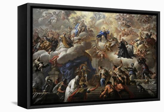 Triumph of the Immaculate, 1710-1715-Paolo Di Matteis-Framed Premier Image Canvas