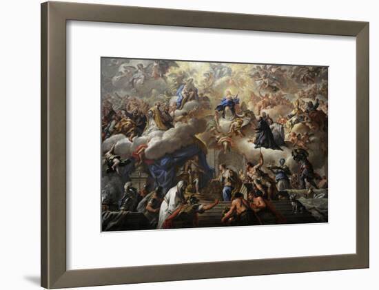 Triumph of the Immaculate, 1710-1715-Paolo Di Matteis-Framed Giclee Print