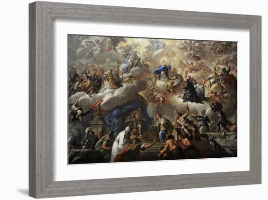 Triumph of the Immaculate, 1710-1715-Paolo Di Matteis-Framed Giclee Print