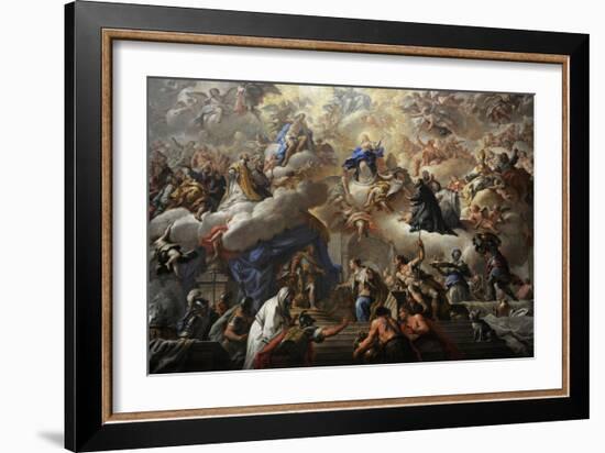 Triumph of the Immaculate, 1710-1715-Paolo Di Matteis-Framed Giclee Print