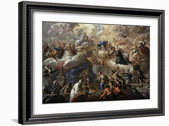 Triumph of the Immaculate, 1710-1715-Paolo Di Matteis-Framed Giclee Print