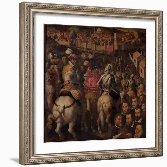 Triumph of the War Against Siena, 1563-1565-Giorgio Vasari-Framed Giclee Print