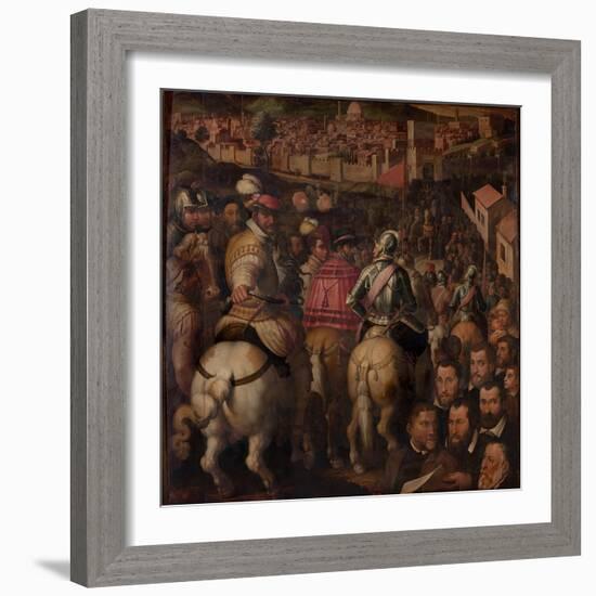 Triumph of the War Against Siena, 1563-1565-Giorgio Vasari-Framed Giclee Print