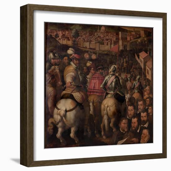 Triumph of the War Against Siena, 1563-1565-Giorgio Vasari-Framed Giclee Print