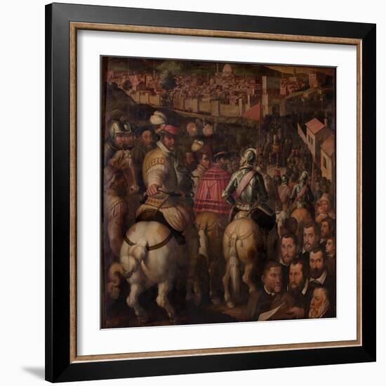 Triumph of the War Against Siena, 1563-1565-Giorgio Vasari-Framed Giclee Print