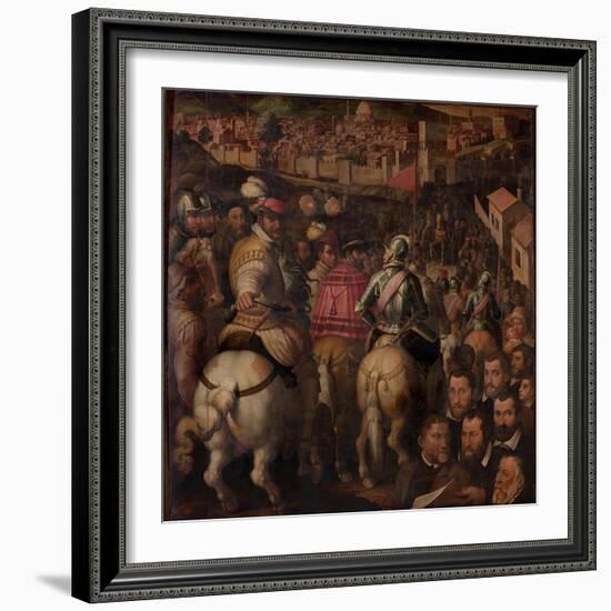 Triumph of the War Against Siena, 1563-1565-Giorgio Vasari-Framed Giclee Print