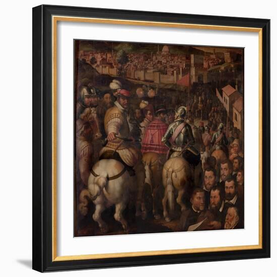 Triumph of the War Against Siena, 1563-1565-Giorgio Vasari-Framed Giclee Print