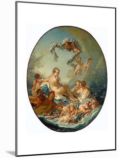 Triumph of Venus, after 1743-Francois Boucher-Mounted Giclee Print