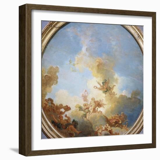 Triumph of Venus-Jean-Honoré Fragonard-Framed Giclee Print