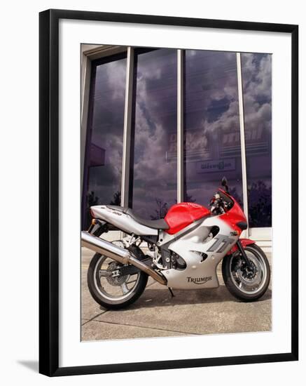 Triumph TT 600 CC Motorcycle Road Record, July 2000-null-Framed Photographic Print