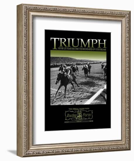 Triumph-null-Framed Art Print