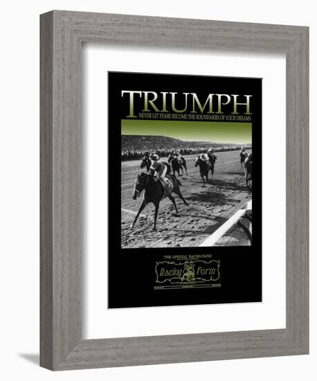 Triumph-null-Framed Art Print