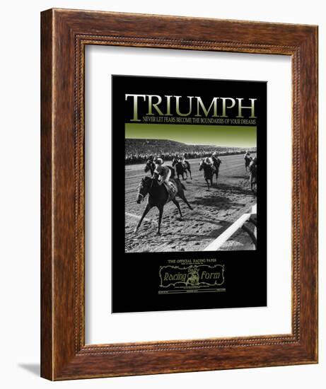 Triumph-null-Framed Art Print