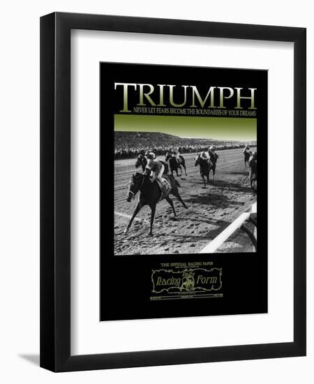 Triumph-null-Framed Art Print