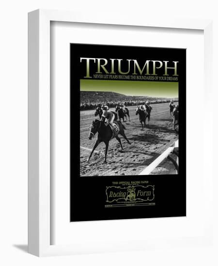 Triumph-null-Framed Art Print