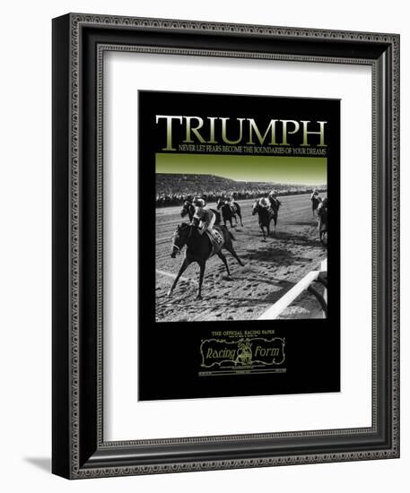 Triumph-null-Framed Art Print