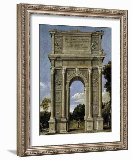 Triumphal Arch, 1607-1615-Domenichino-Framed Giclee Print