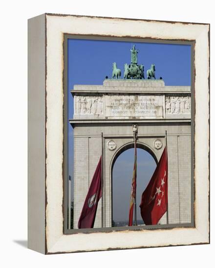 Triumphal Arch, Moncloa, Madrid, Spain-Upperhall-Framed Premier Image Canvas