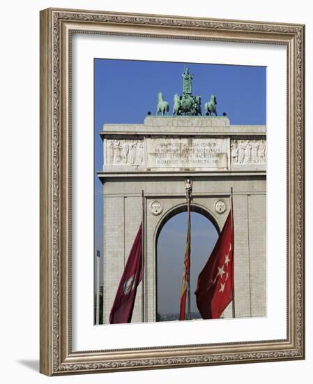 Triumphal Arch, Moncloa, Madrid, Spain-Upperhall-Framed Photographic Print