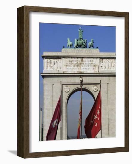 Triumphal Arch, Moncloa, Madrid, Spain-Upperhall-Framed Photographic Print