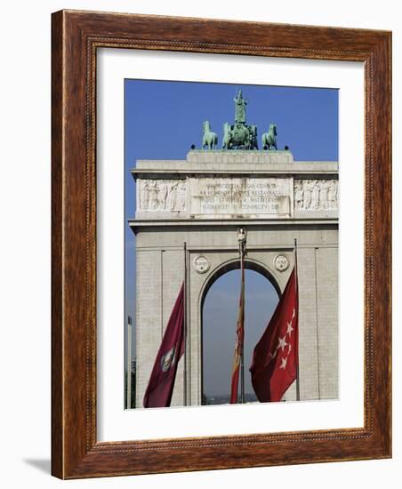 Triumphal Arch, Moncloa, Madrid, Spain-Upperhall-Framed Photographic Print