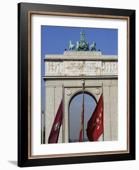 Triumphal Arch, Moncloa, Madrid, Spain-Upperhall-Framed Photographic Print