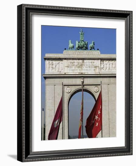 Triumphal Arch, Moncloa, Madrid, Spain-Upperhall-Framed Photographic Print