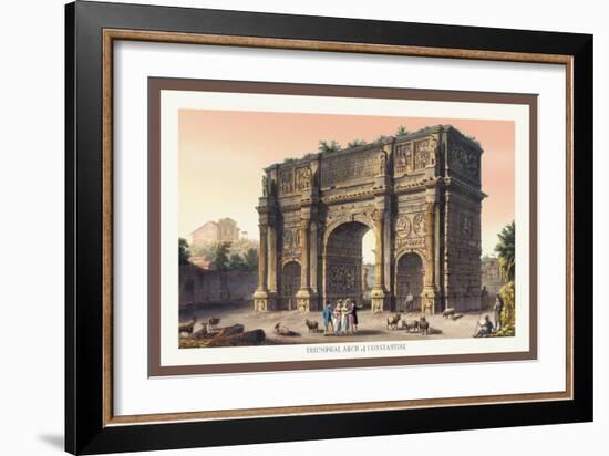 Triumphal Arch of Constantine-M. Dubourg-Framed Art Print