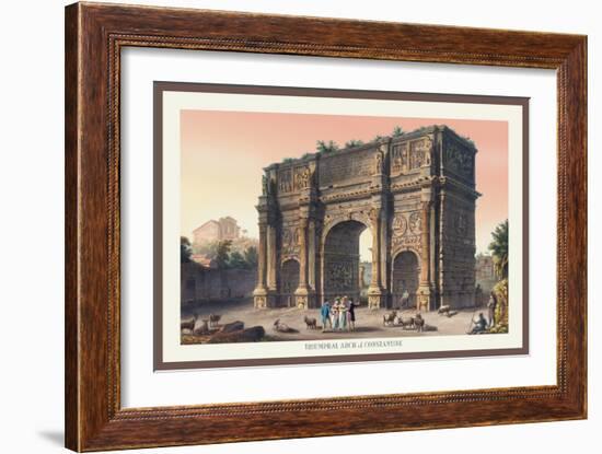 Triumphal Arch of Constantine-M. Dubourg-Framed Art Print