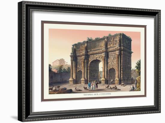 Triumphal Arch of Constantine-M. Dubourg-Framed Art Print