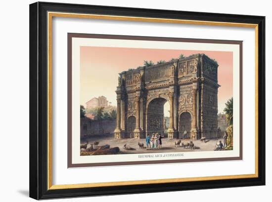 Triumphal Arch of Constantine-M. Dubourg-Framed Art Print