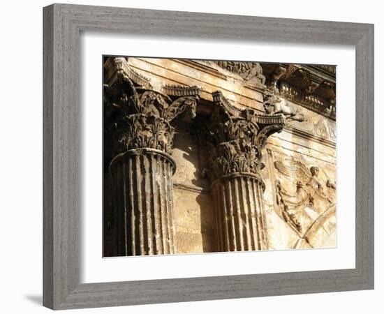 Triumphal Arch of the Sergii, Pula, Croatia-null-Framed Photographic Print