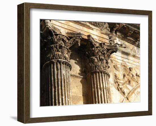 Triumphal Arch of the Sergii, Pula, Croatia-null-Framed Photographic Print