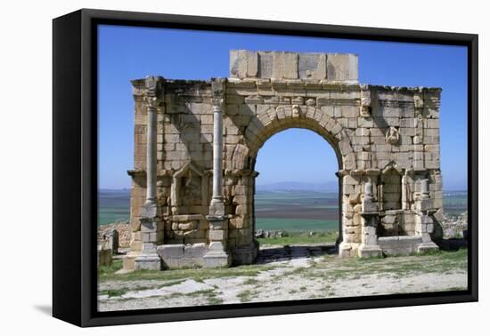 Triumphal Arch, Volubilis, Morocco-Vivienne Sharp-Framed Premier Image Canvas