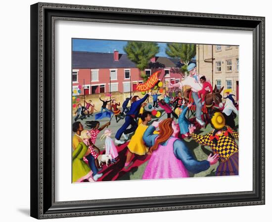 Triumphal Entry, 1997-98-Dinah Roe Kendall-Framed Giclee Print