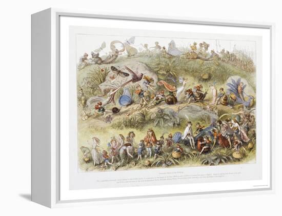 Triumphal March of the Elf King, 1870-Richard Doyle-Framed Premier Image Canvas