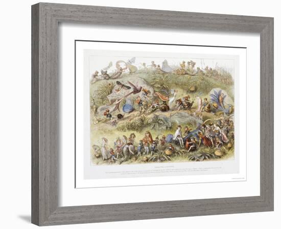 Triumphal March of the Elf King, 1870-Richard Doyle-Framed Giclee Print