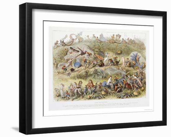 Triumphal March of the Elf King, 1870-Richard Doyle-Framed Giclee Print